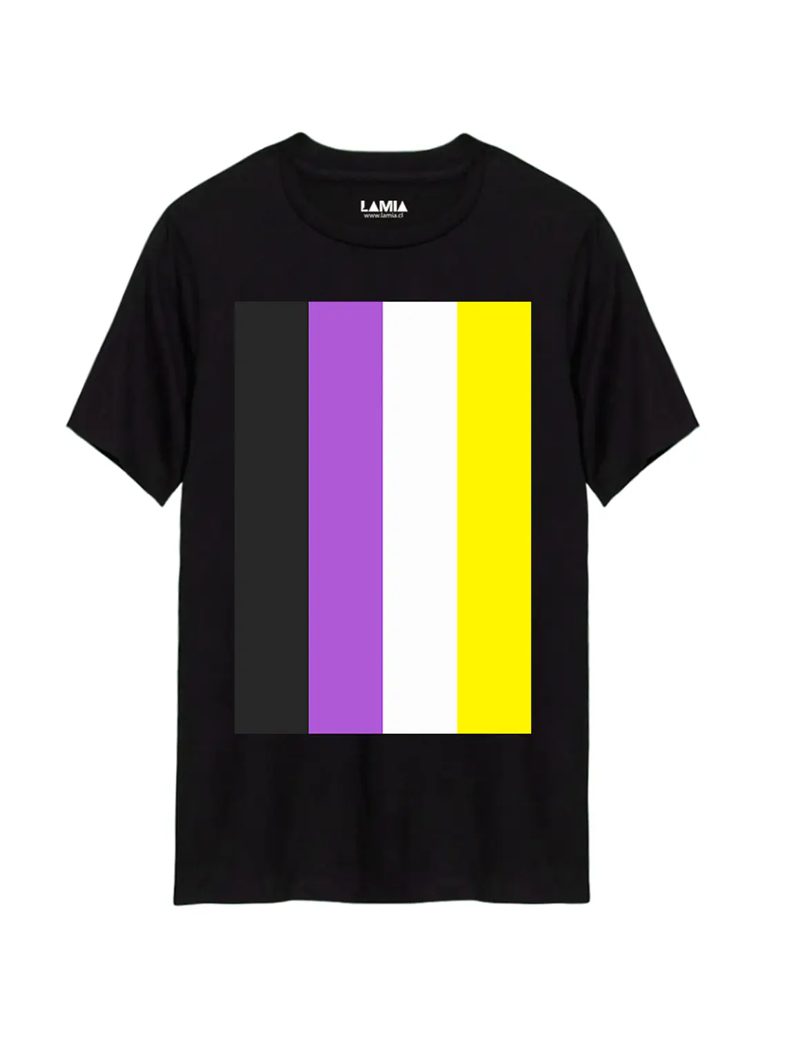 Polera Bandera No Binaria Línea Premium #1 1