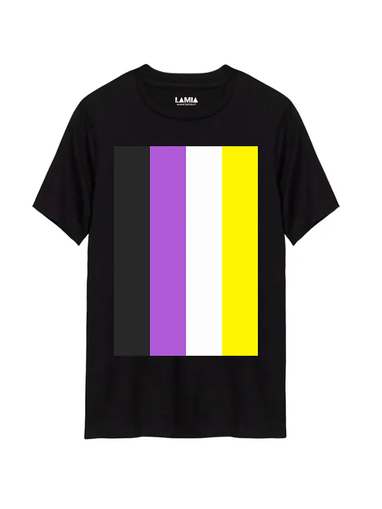 Polera Bandera No Binaria Línea Premium #1 1