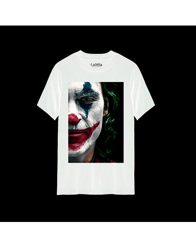 Polera Joker línea Premium #2 - Blanca