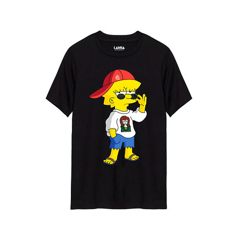 Polera Lisa Simpson con polera de Daria Los Simpson línea Premium #1