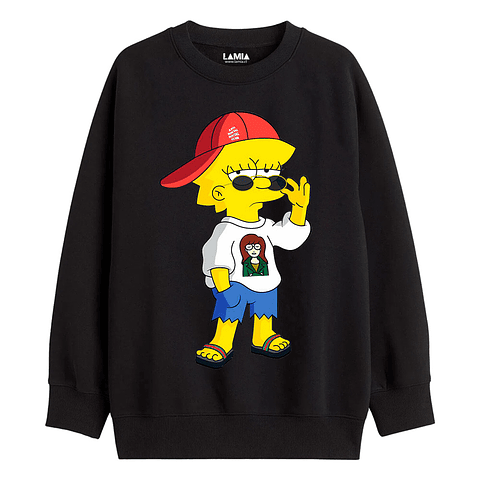 Polerón Lisa Simpson con polera de Daria Los Simpson línea Premium #1