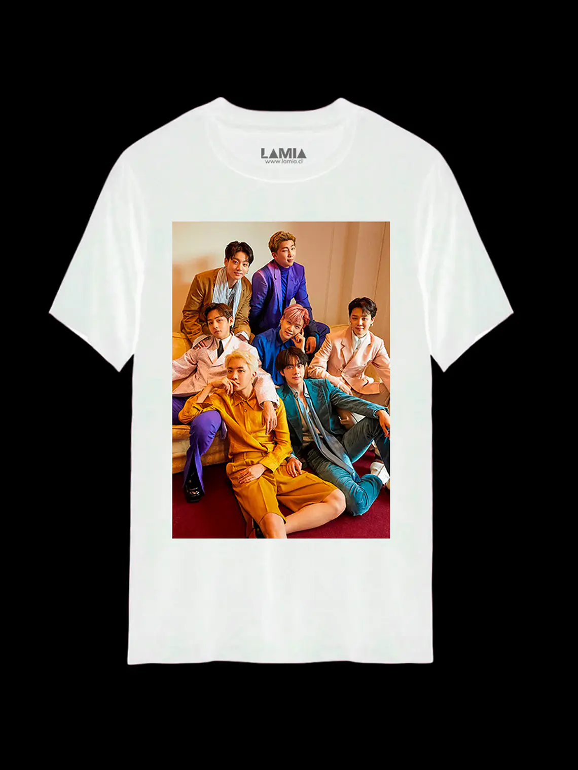 Polera BTS Billboard 2021 K-Pop Línea Premium #1 2