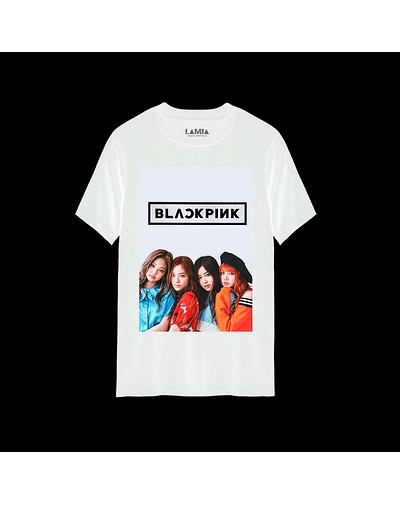 Polera BlackPink Línea Premium #1 - Blanca