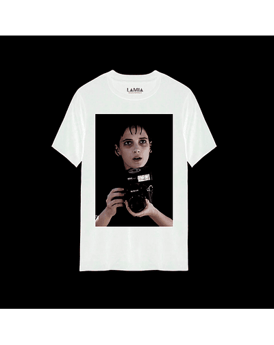 Polera Lydia Beetlejuice Línea Premium #2 - Blanca