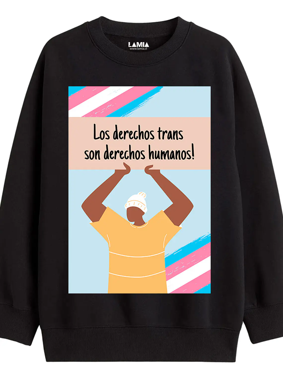 Polerón Los derechos trans son derechos humanos Línea Premium #1 1