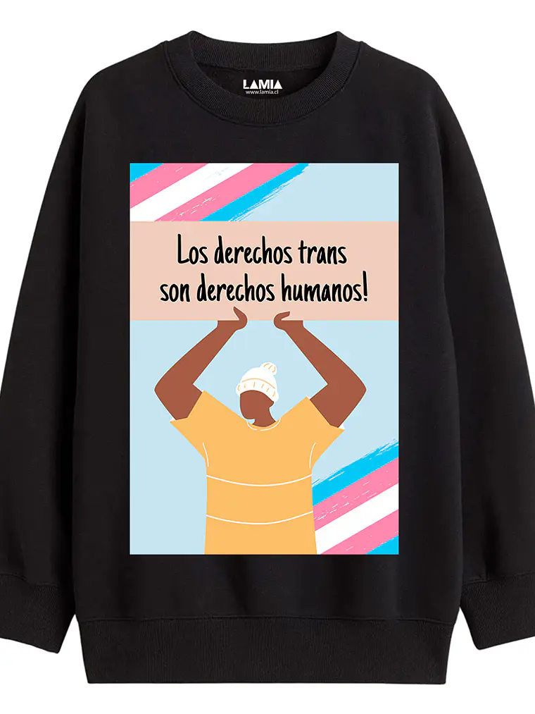 Polerón Los derechos trans son derechos humanos Línea Premium #1 1