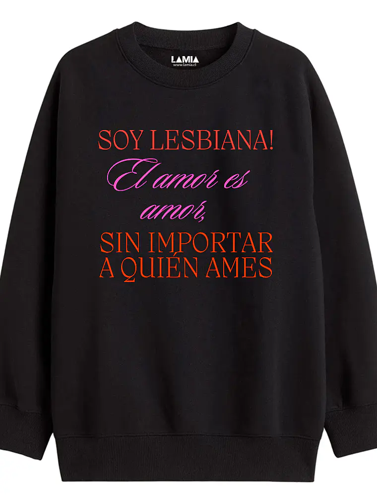Poleron Soy lesbiana visbilidad lesbica Línea Premium #1 1
