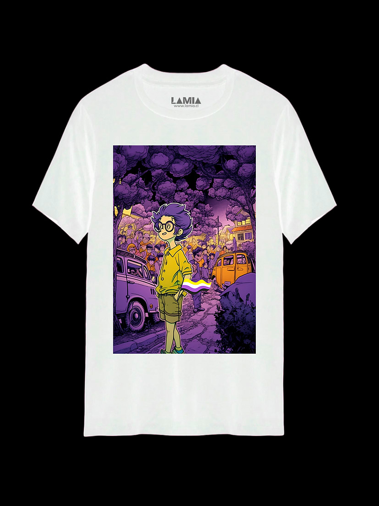 Polera Imagen no binaria ilustración creada con inteligencia artificial #1 2