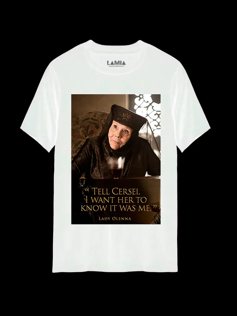 Polera Lady Olenna Game Of Thrones Línea Premium #1 2