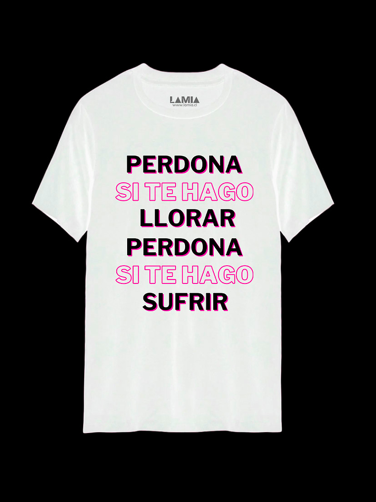 Polera Perdona si te hago llorar Juan Gabriel Línea Premium #5 2