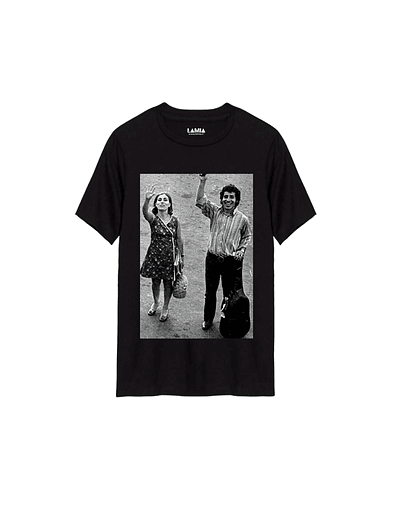 Polera Gladys Marín y Victor Jara Línea Premium #1