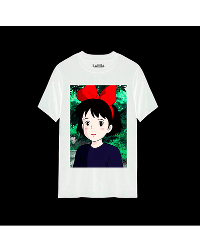 Polera Kiki / Studio Ghibli Línea Premium #1 - Blanca