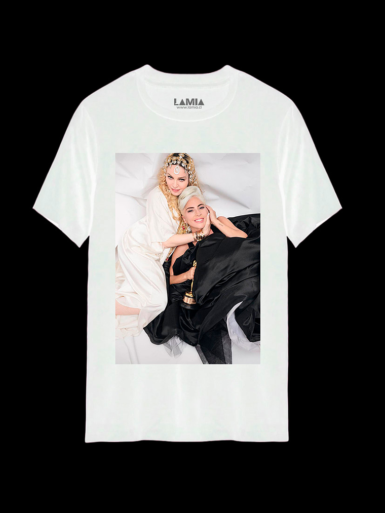 Polera Madonna y Lady Gaga Línea Premium #1 2