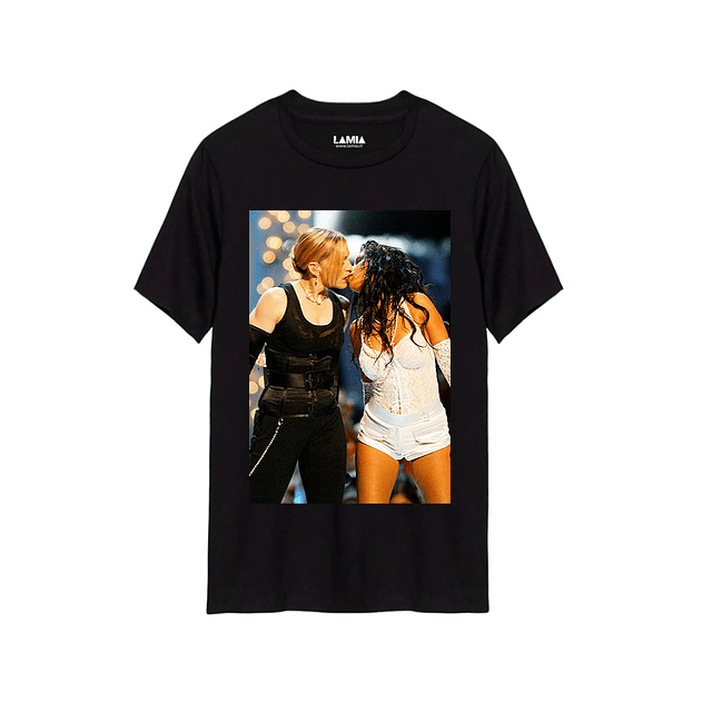 Polera Madonna y Christina Aguilera Línea Premium #1