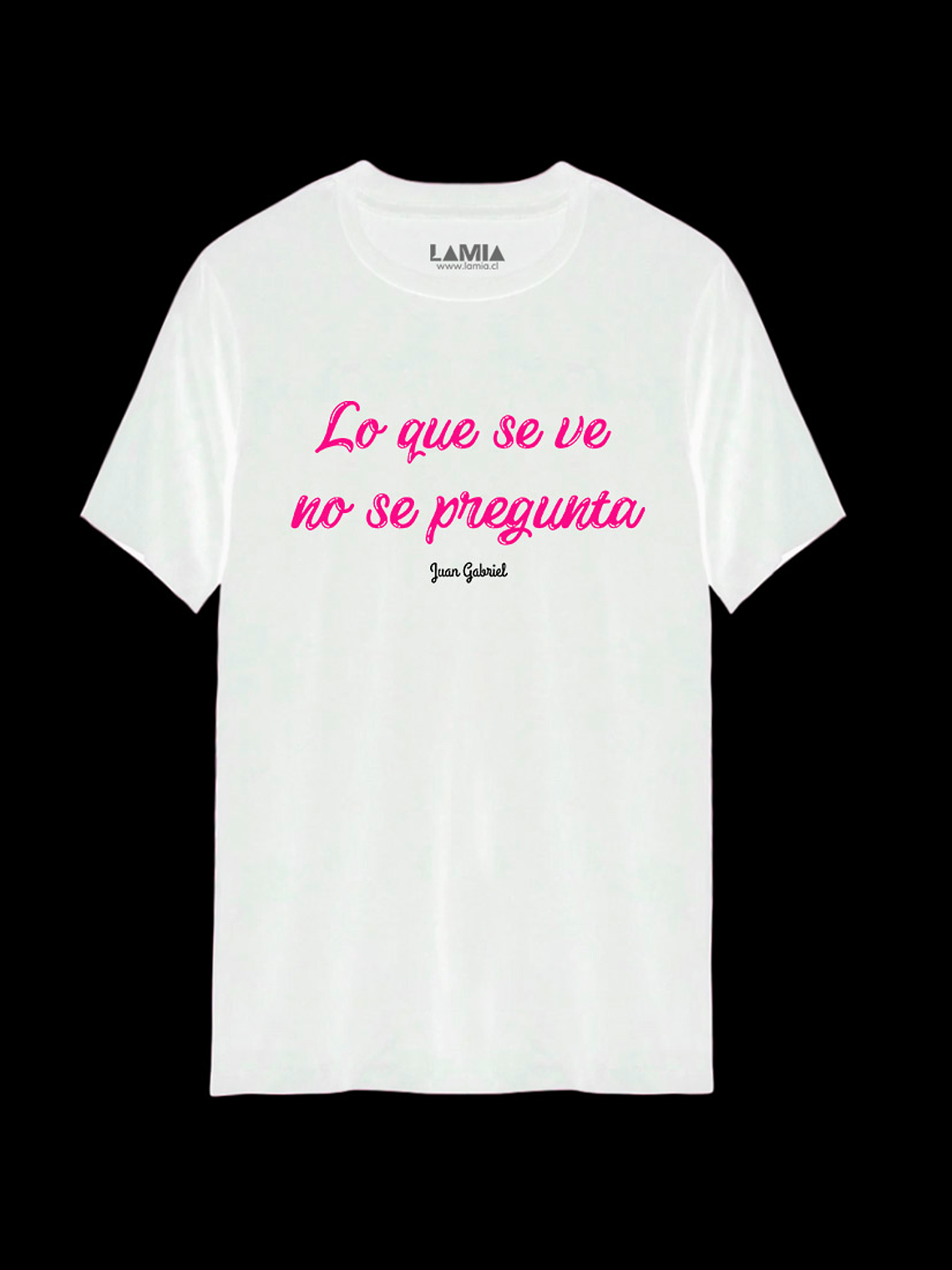 Polera Lo que se ve no se pregunta Juan Gabriel Línea Premium #1 2