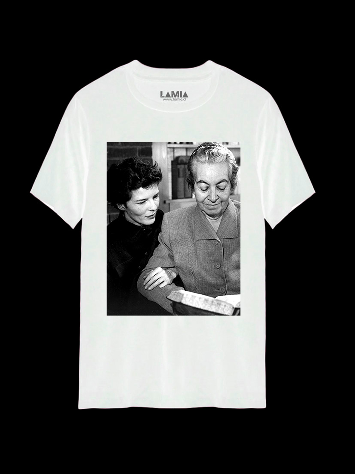 Polera Gabriela Mistral y Doris Dana Línea Premium #6 2