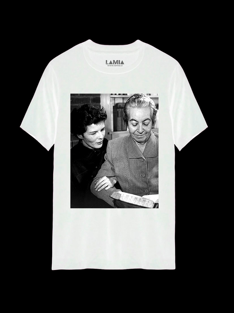Polera Gabriela Mistral y Doris Dana Línea Premium #6 2