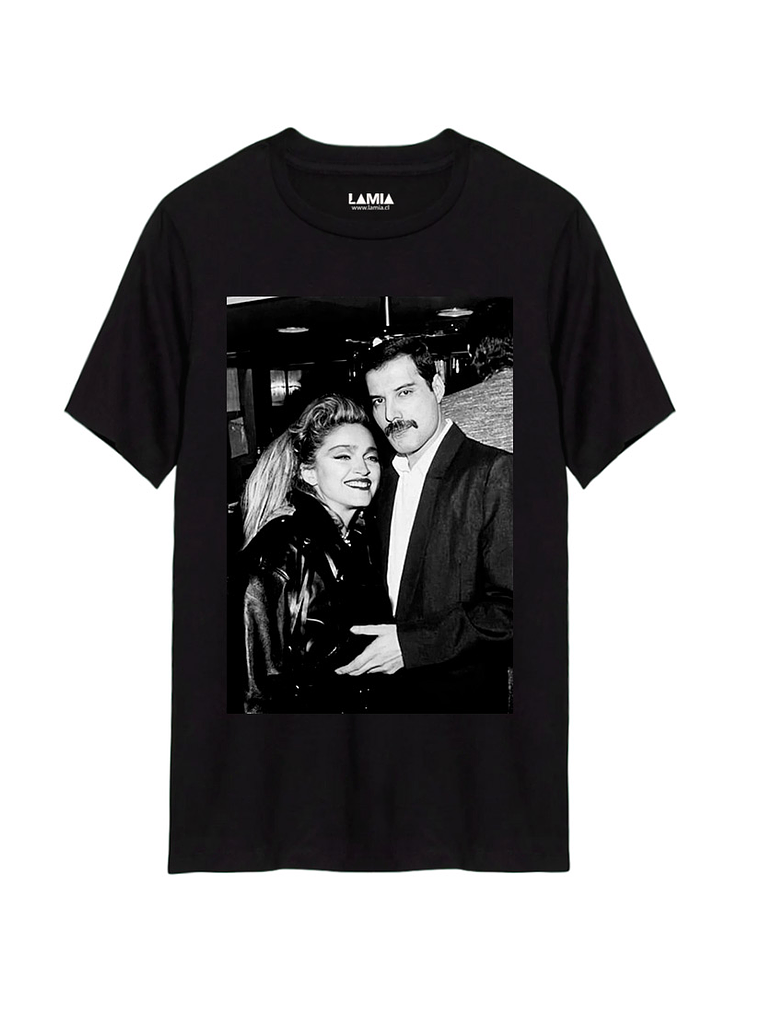 Polera Freddie Mercury y Madonna Línea Premium #16 1
