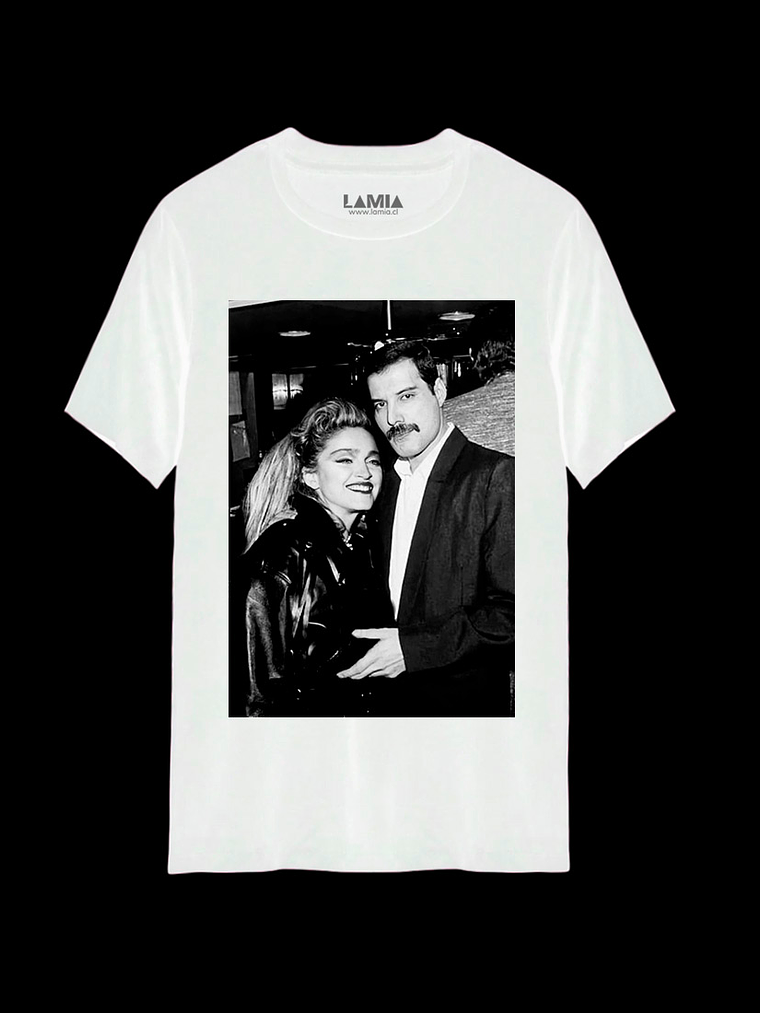 Polera Freddie Mercury y Madonna Línea Premium #16 2