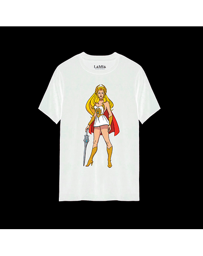 Polera She-Ra Línea Premium #2 - Blanca