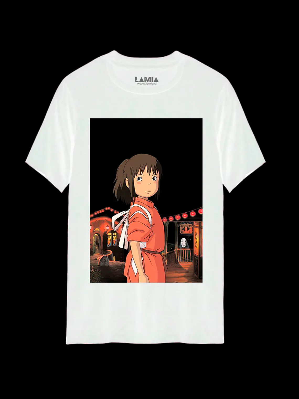 Polera Chihiro y Kaonashi - El Viaje de Chihiro Ghibli Línea Premium #2 2