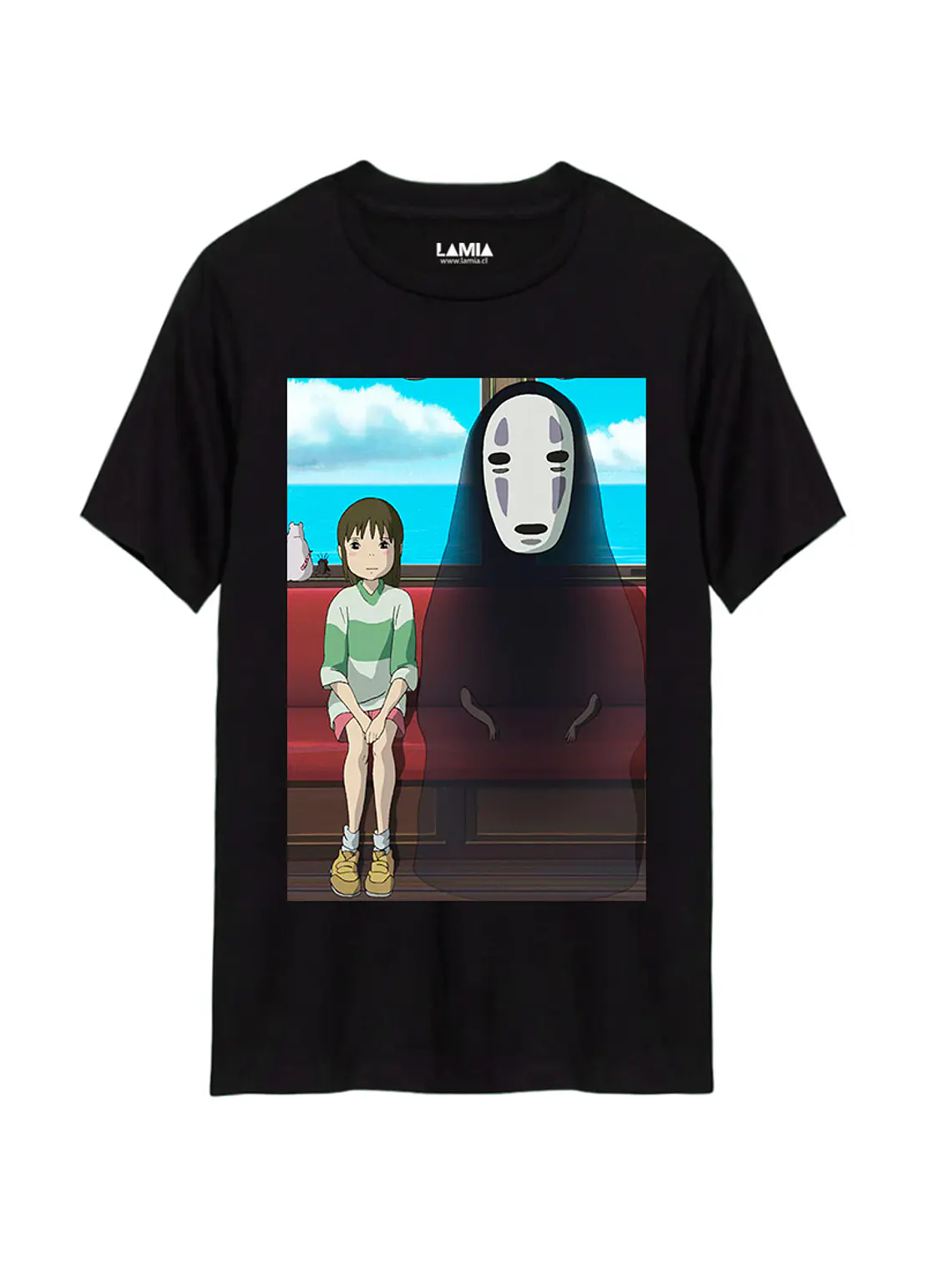 Polera Chihiro y Kaonashi - El Viaje de Chihiro Ghibli Línea Premium #3 1