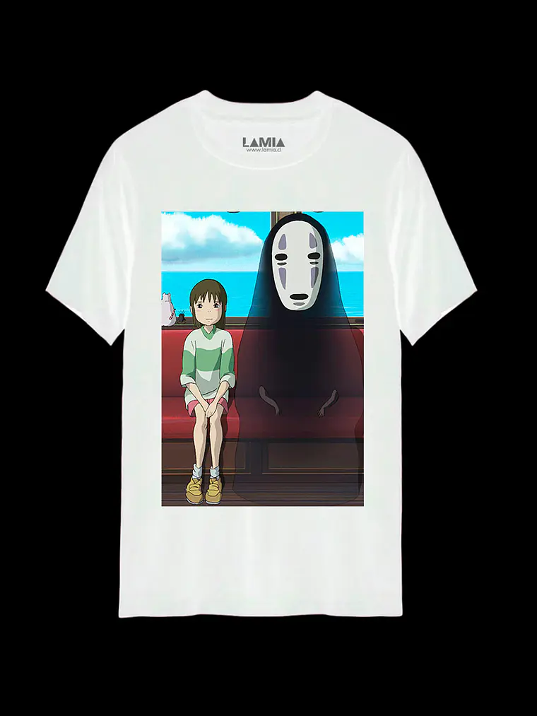 Polera Chihiro y Kaonashi - El Viaje de Chihiro Ghibli Línea Premium #3 2