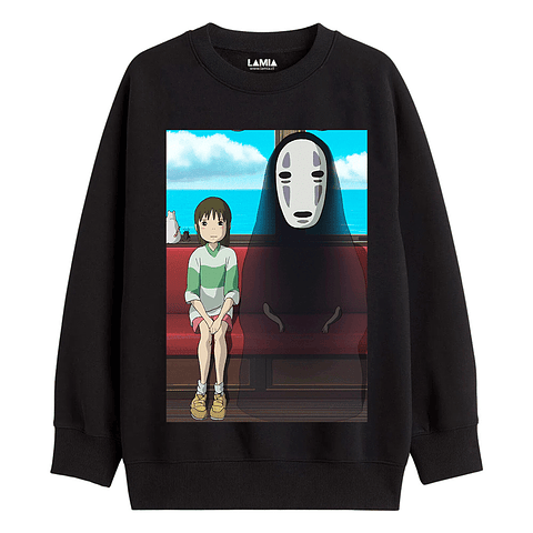 Polerón Chihiro y Kaonashi - El Viaje de Chihiro Ghibli Línea Premium #3