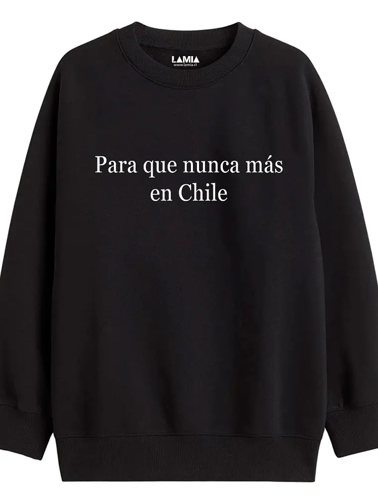 Polerón Para que nunca mas en Chile Línea Premium #1 1