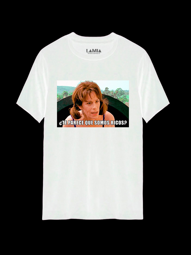Polera ¿Te parece que somos ricos? Lois Malcolm #8 2