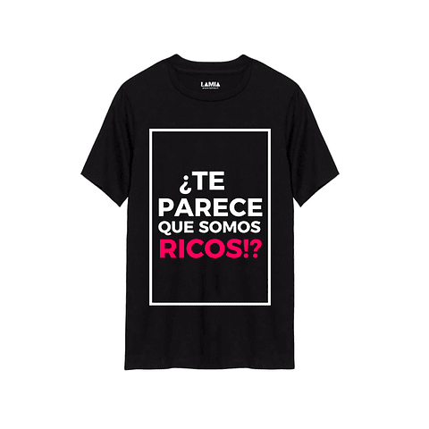 Polera ¿Te parece que somos ricos? Lois Malcolm #9