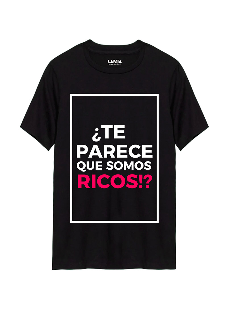 Polera ¿Te parece que somos ricos? Lois Malcolm #9 1