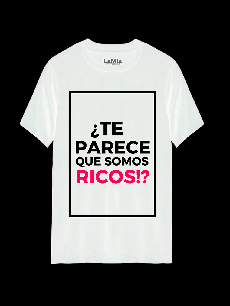 Polera ¿Te parece que somos ricos? Lois Malcolm #9 2