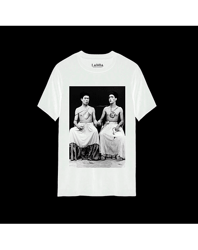 Polera Yeguas / Pedro Lemebel y Francisco Línea Premium #1 - Blanca