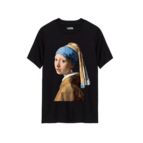 Polera La Joven de la Perla Johannes Vermeer Línea Premium #1