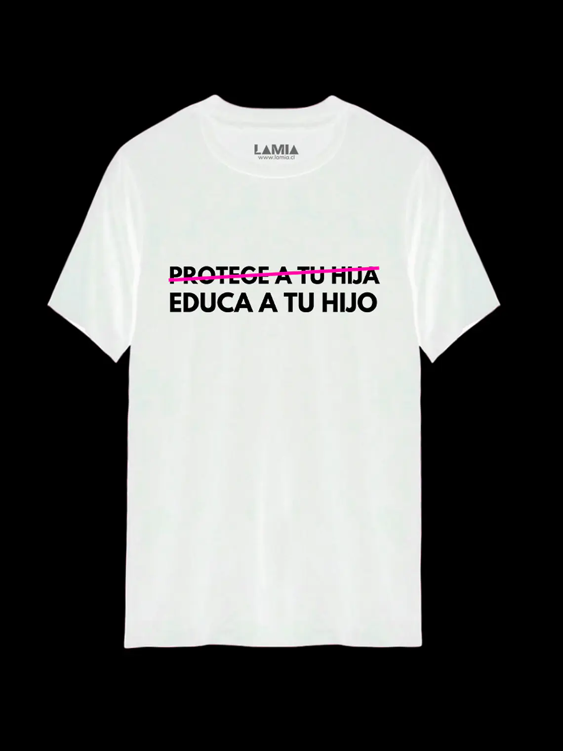 Polera Protege a tu hija Educa a tu hijo Línea Premium #1 2
