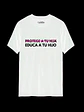 Polera Protege a tu hija Educa a tu hijo Línea Premium #1 - Miniatura 2
