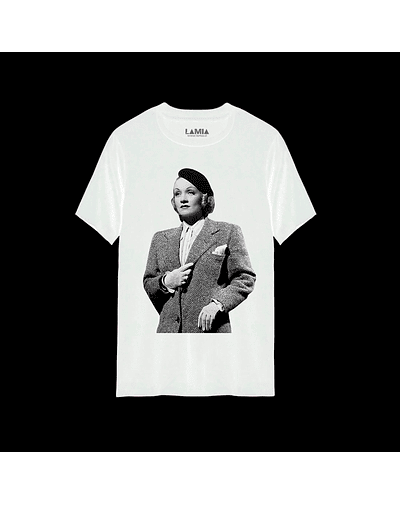 Polera Marlene Dietrich Línea Premium #2 - Blanca