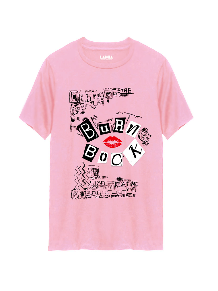 Polera Burn Book - Chicas Pesadas Línea Premium #4 1