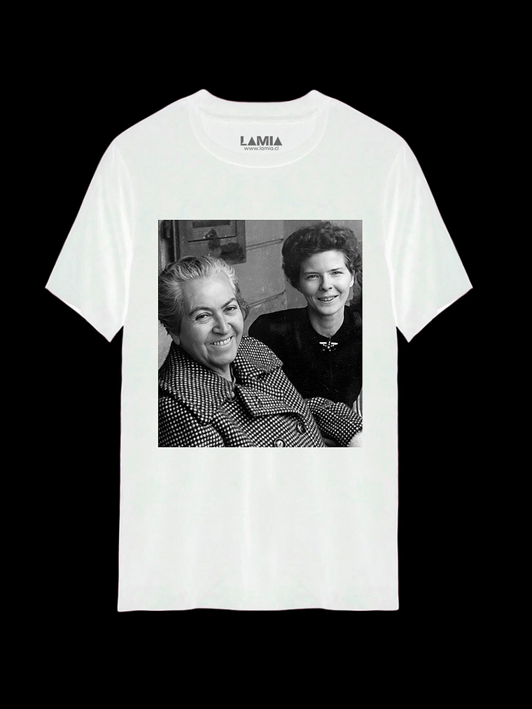 Polera Gabriela Mistral y Doris Dana Línea Premium #9 2