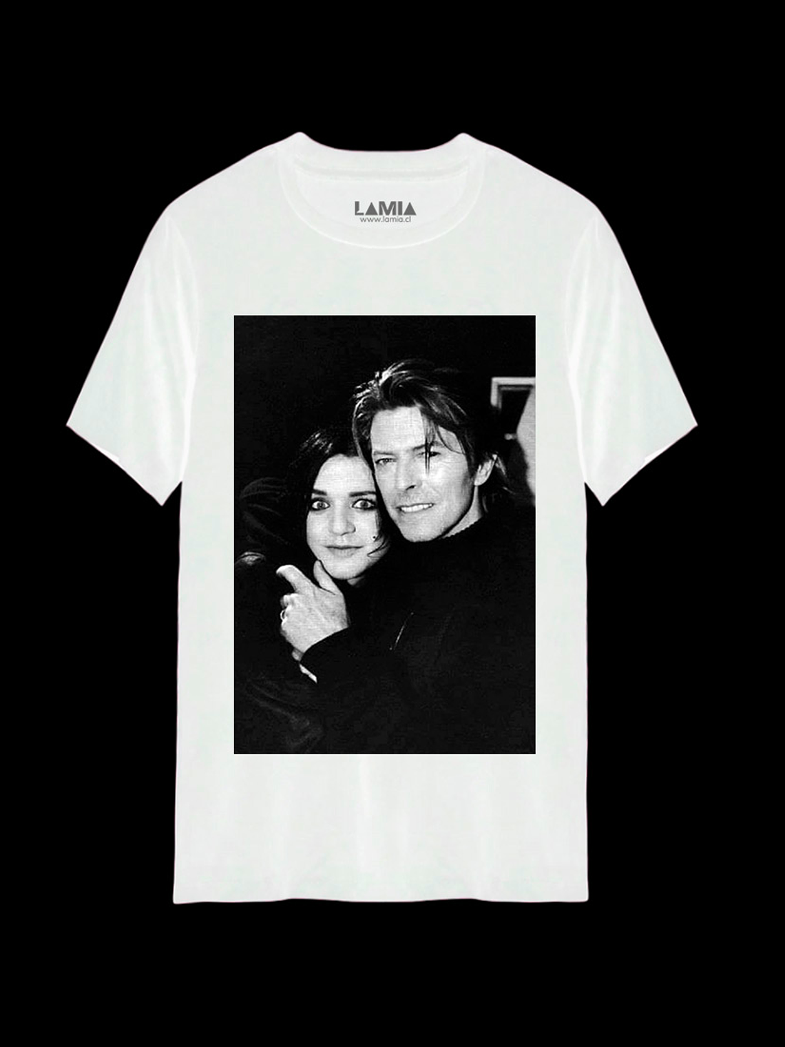 Polera Brian Molko y David Bowie - Placebo  Línea Premium #6 2