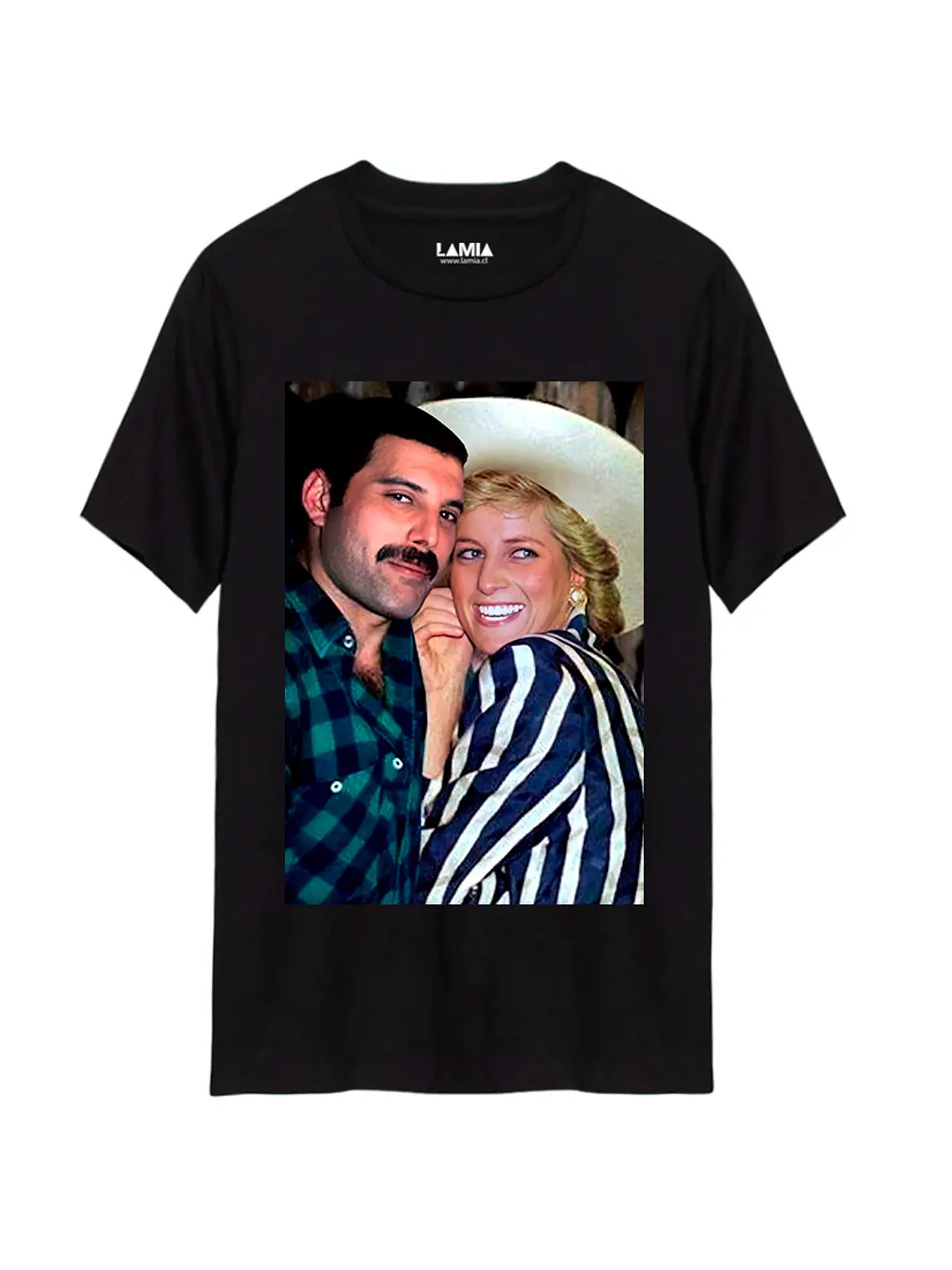 Polera Freddie Mercury y Lady Di Línea Premium #1 1