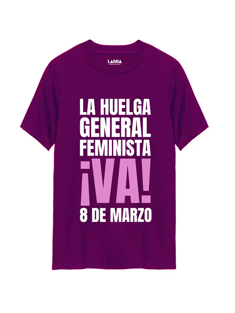 Polera La Huelga General Feminista ¡Va! Línea Premium #1 1