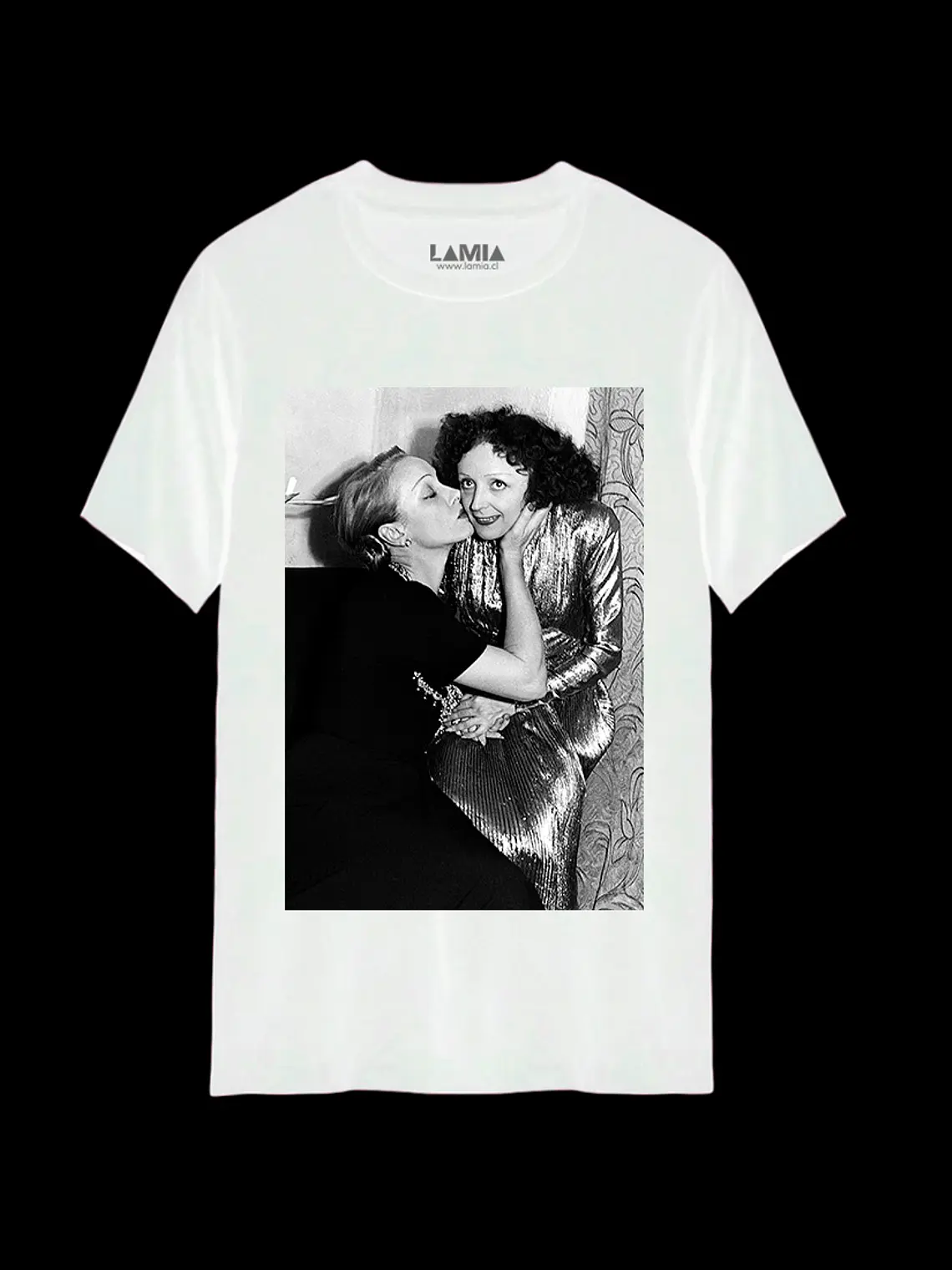 Polera Marlene Dietrich y Édith Piaf Línea Premium #1 2