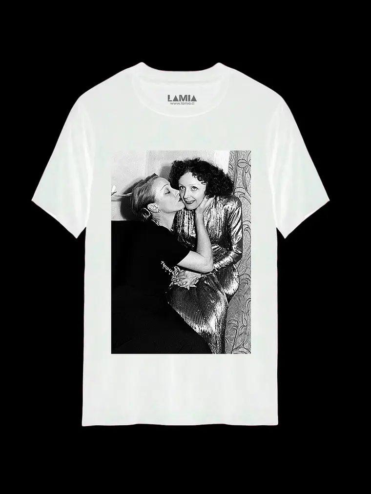 Polera Marlene Dietrich y Édith Piaf Línea Premium #1 2