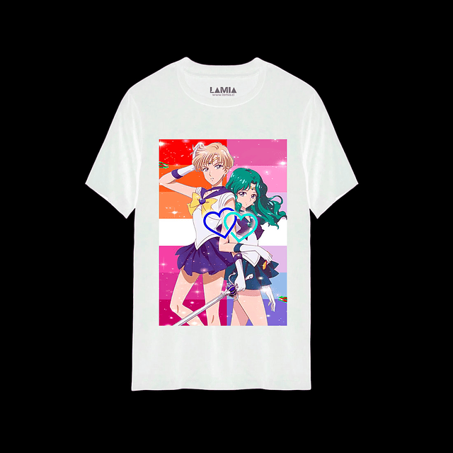 Polera Sailor Neptune y Sailor Uranus Línea Premium #4