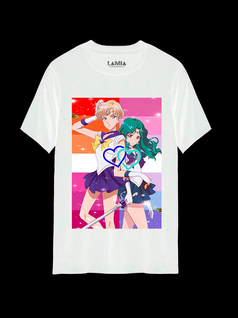 Polera Sailor Neptune y Sailor Uranus Línea Premium #4 2