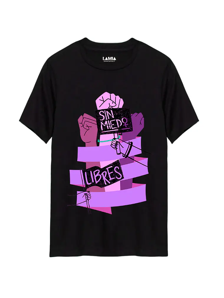 Polera Libres y sin miedo Línea Premium #2 1