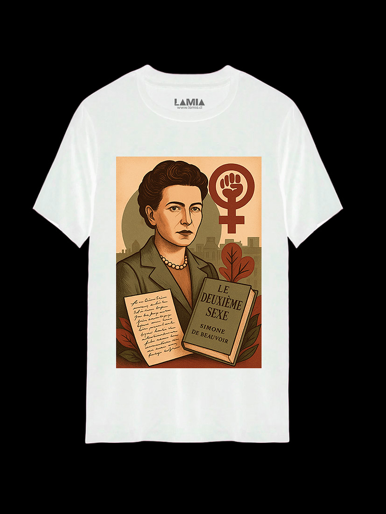 Polera Simone de Beauvoir Línea Premium #19 2