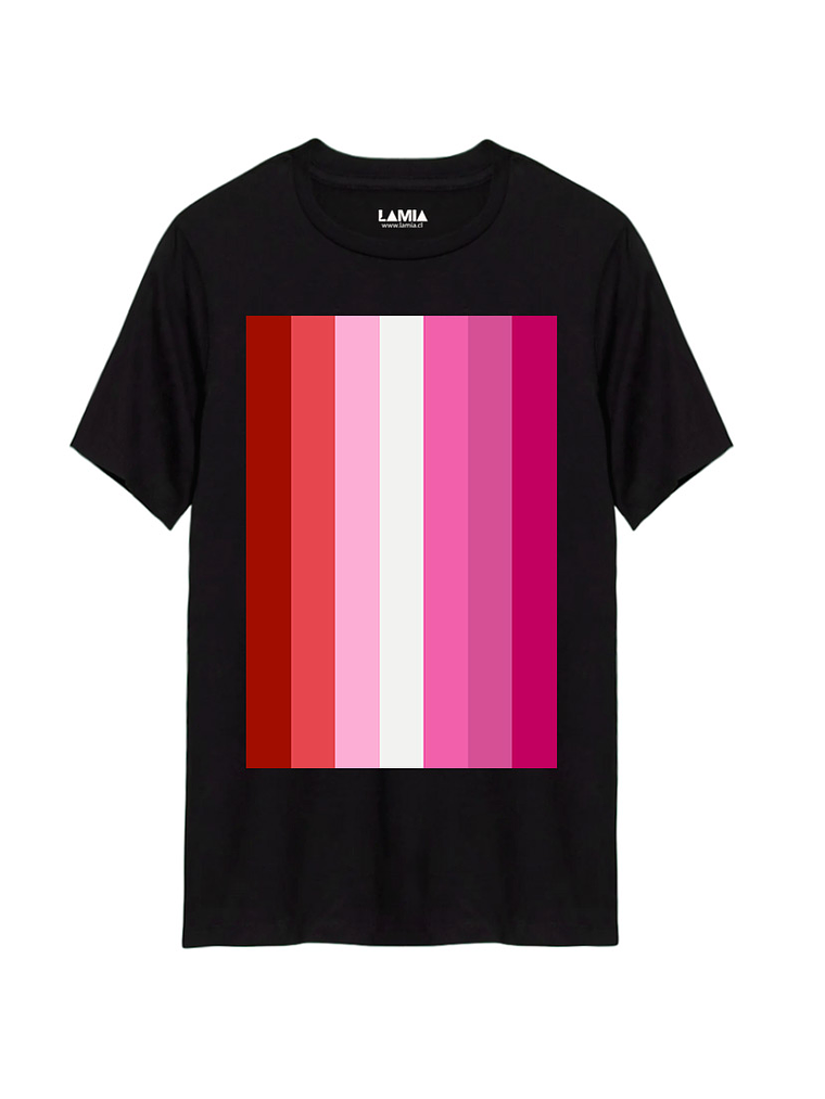 Polera Bandera Lésbica Línea Premium #1 1